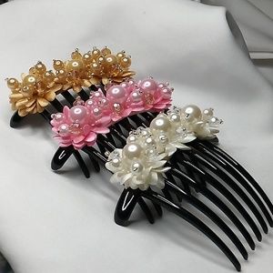 3pcs hair clip combs